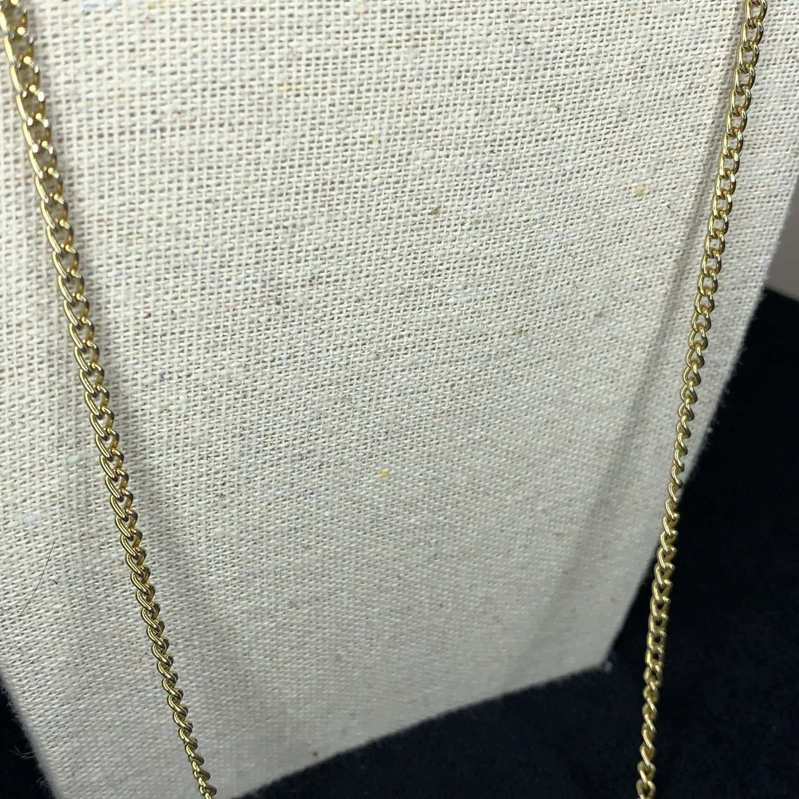 Classic Gold Chain Necklace 30” Length Pullover Style Unisex Adult
