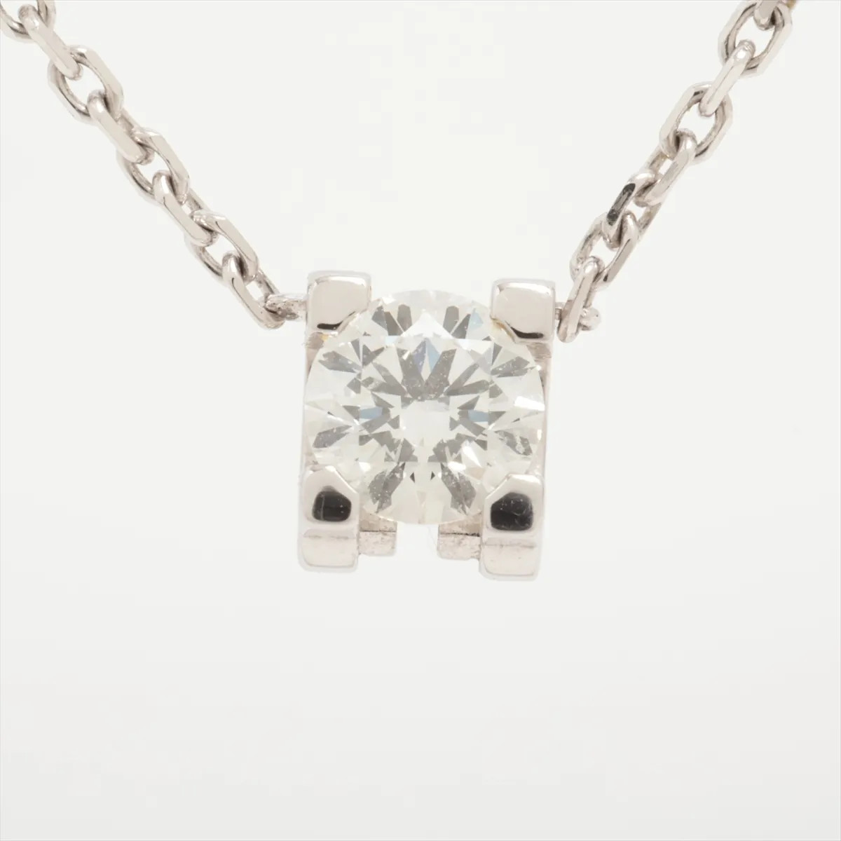 Cartier C de Cartier diamond Necklace 750(WG) 3.0g 0.24 G VS1 3EX NONE CRN741370