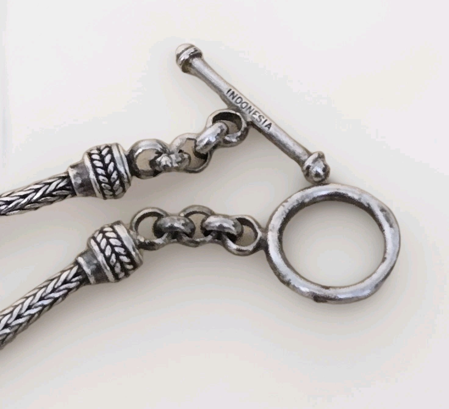 Bali Suarti Spiga Sterling Silver Thick Wheat Chain Necklace Silver 31″ 29.7g