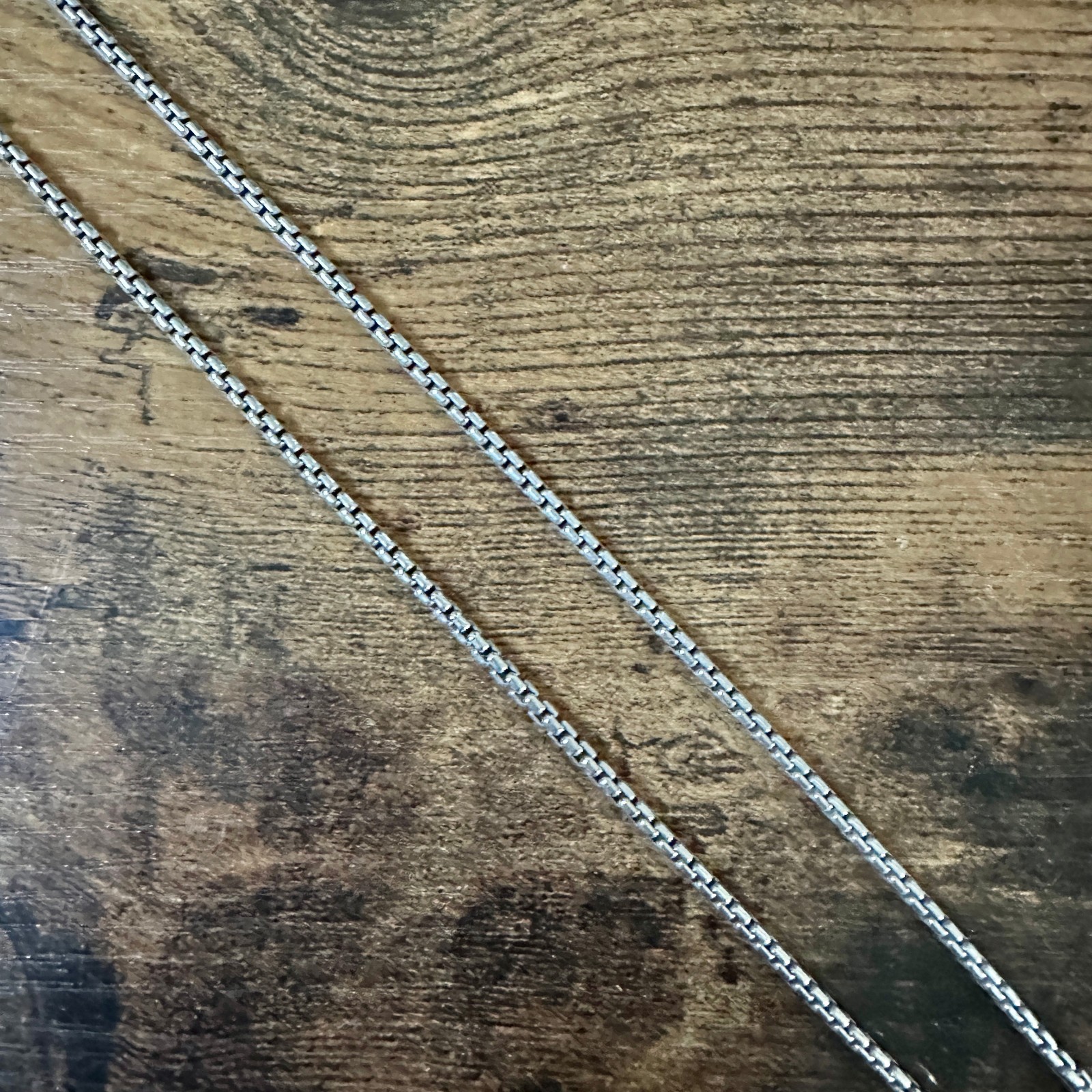 David Yurman Box Chain Necklace in Sterling Silver – 2.7mm – 20″ – FREE SHIPPING