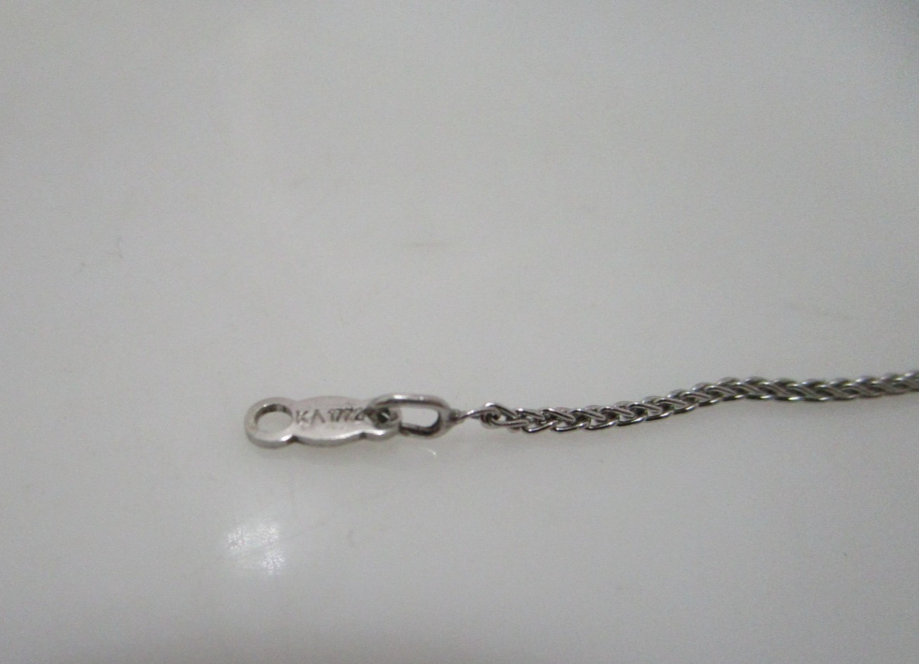 Karizia Spa 1.1mm Wheat Adjustable Sterling Silver Chain Italy -24″ KA 1772