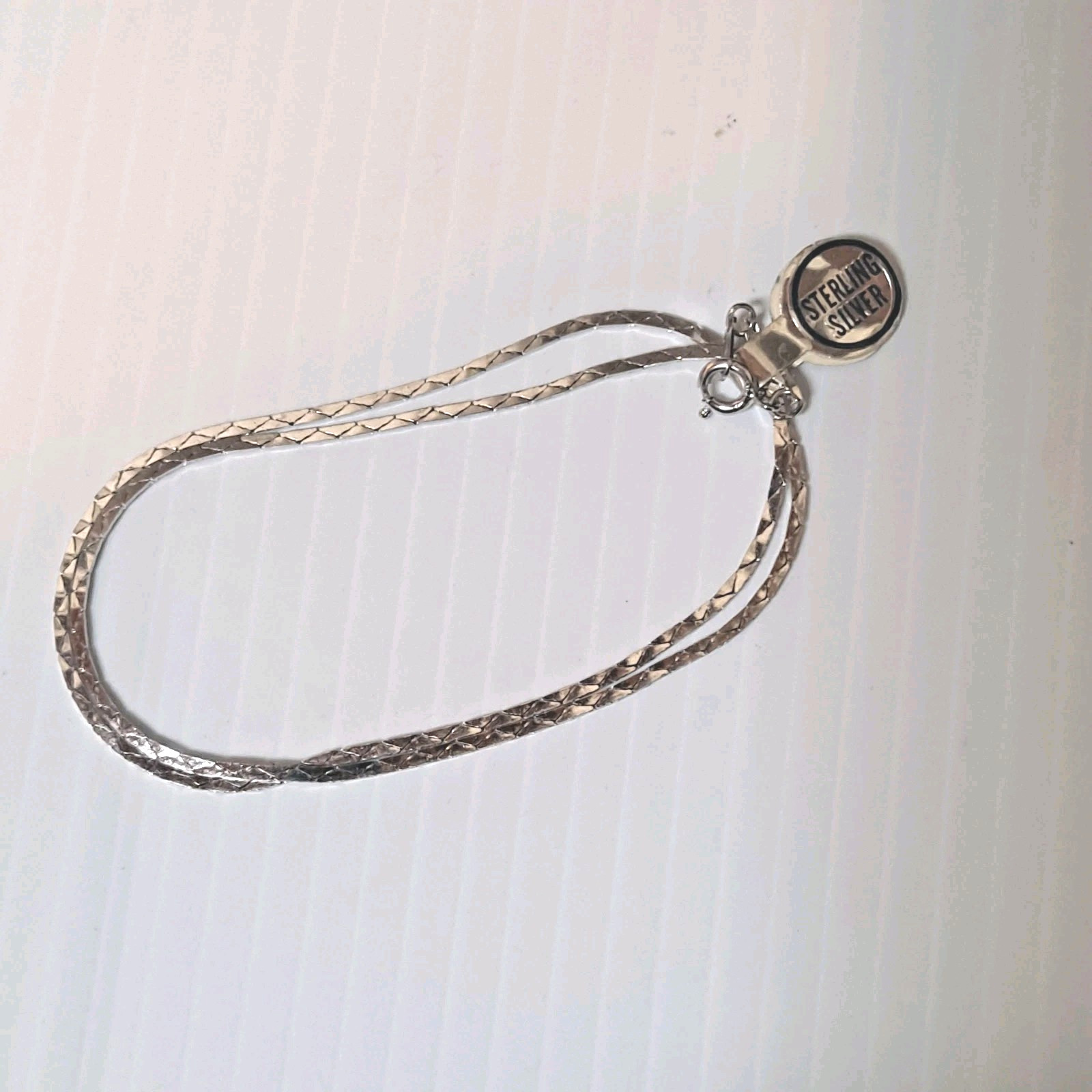 Avon Sterling Silver Neck Chain 16” Cobra Neckchain Fashion Jewelry Vintage NOS