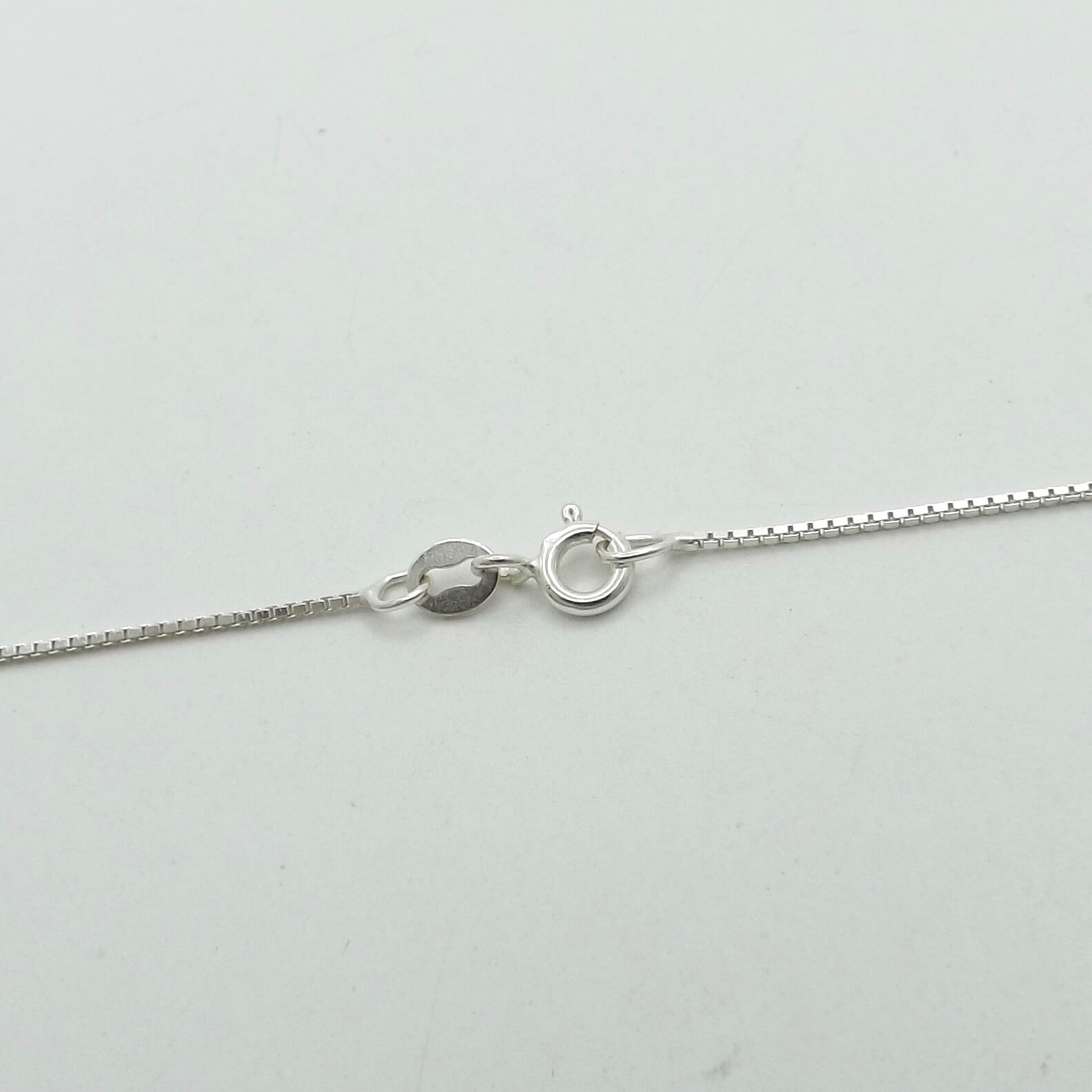 Sterling Silver April Birthstone Flower Daisy Pendant Necklace 18in