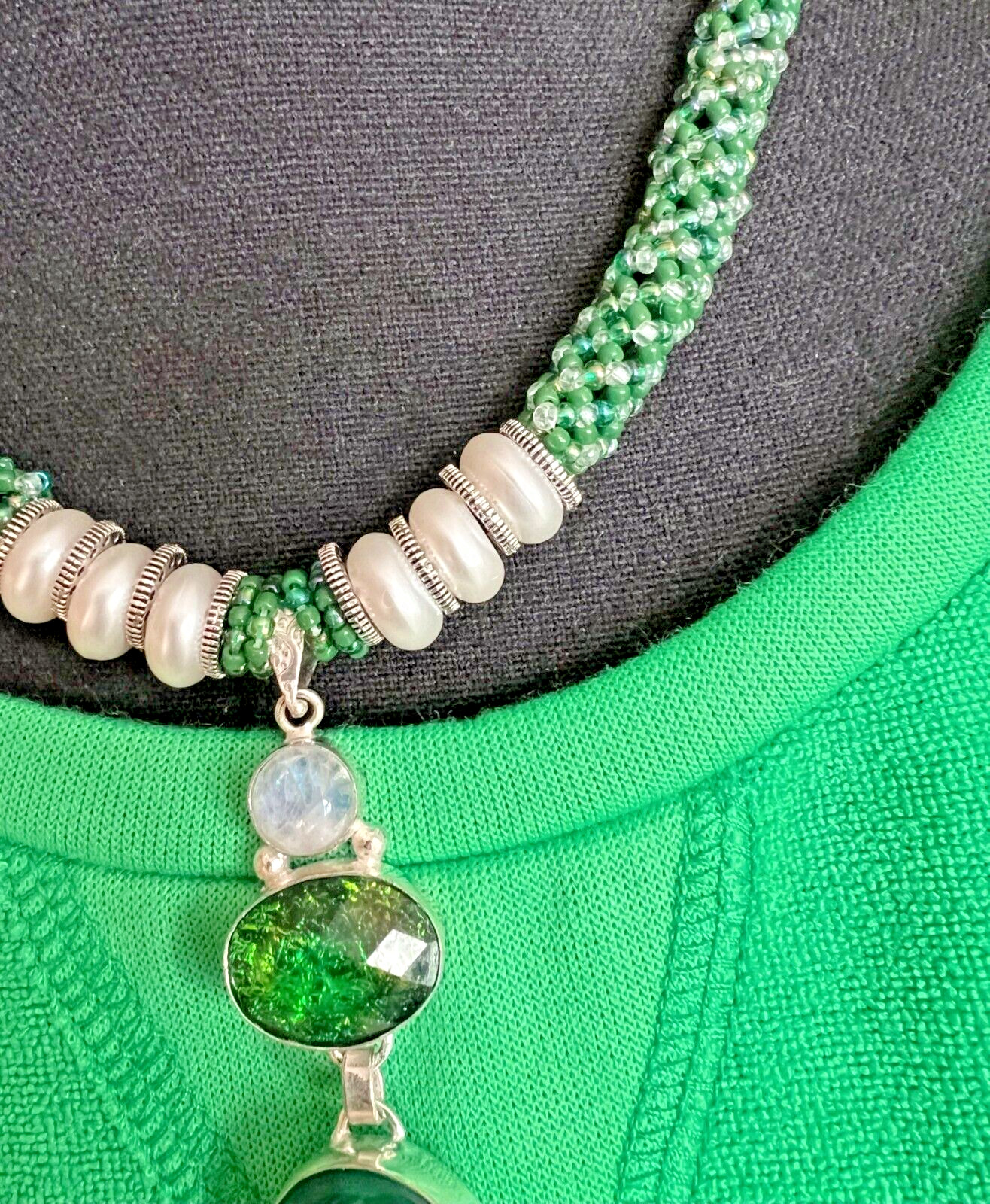 Genuine labradorite Awesome pendent necklace solid jewelry Handmade for women