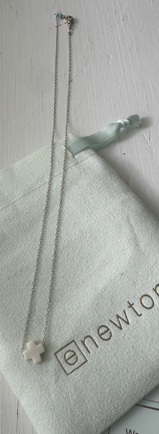 enewton necklace 16” Gold Signature Cross Off-white