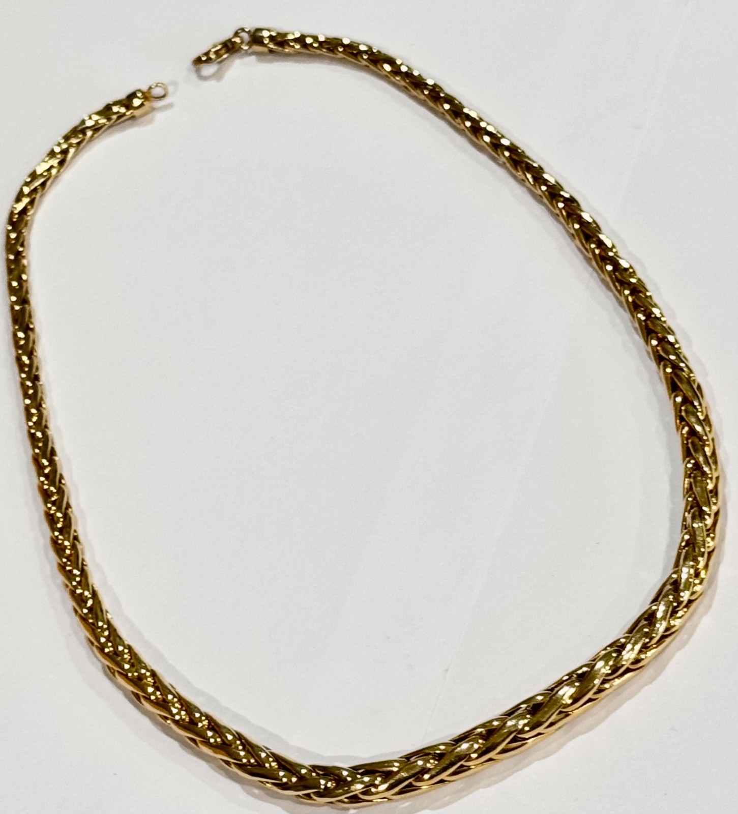 New 18k Solid Yellow Gold Chain Necklace 26 Grams
