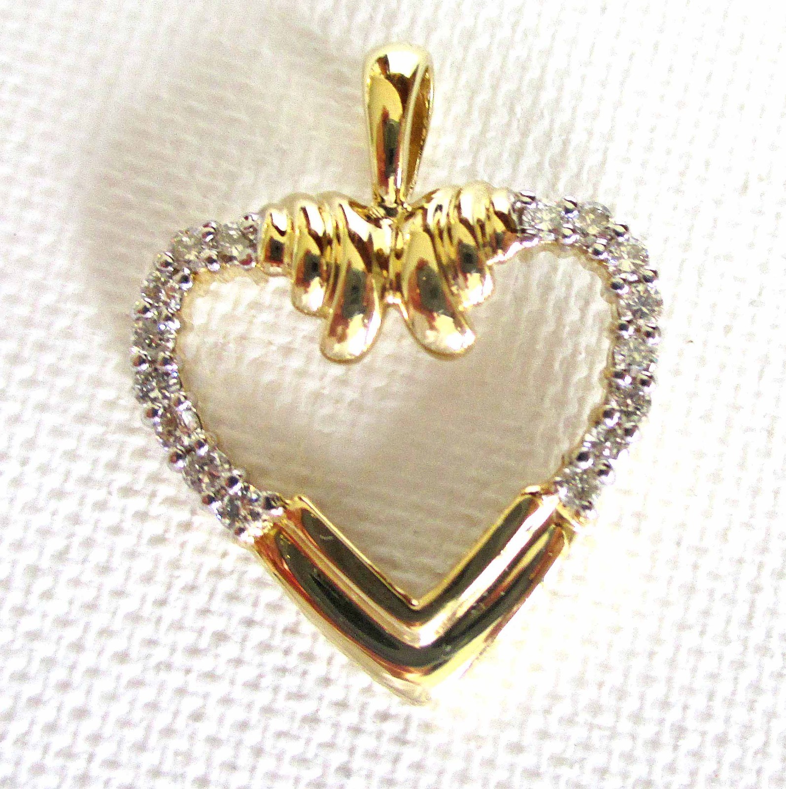 14K Diamond Pendant