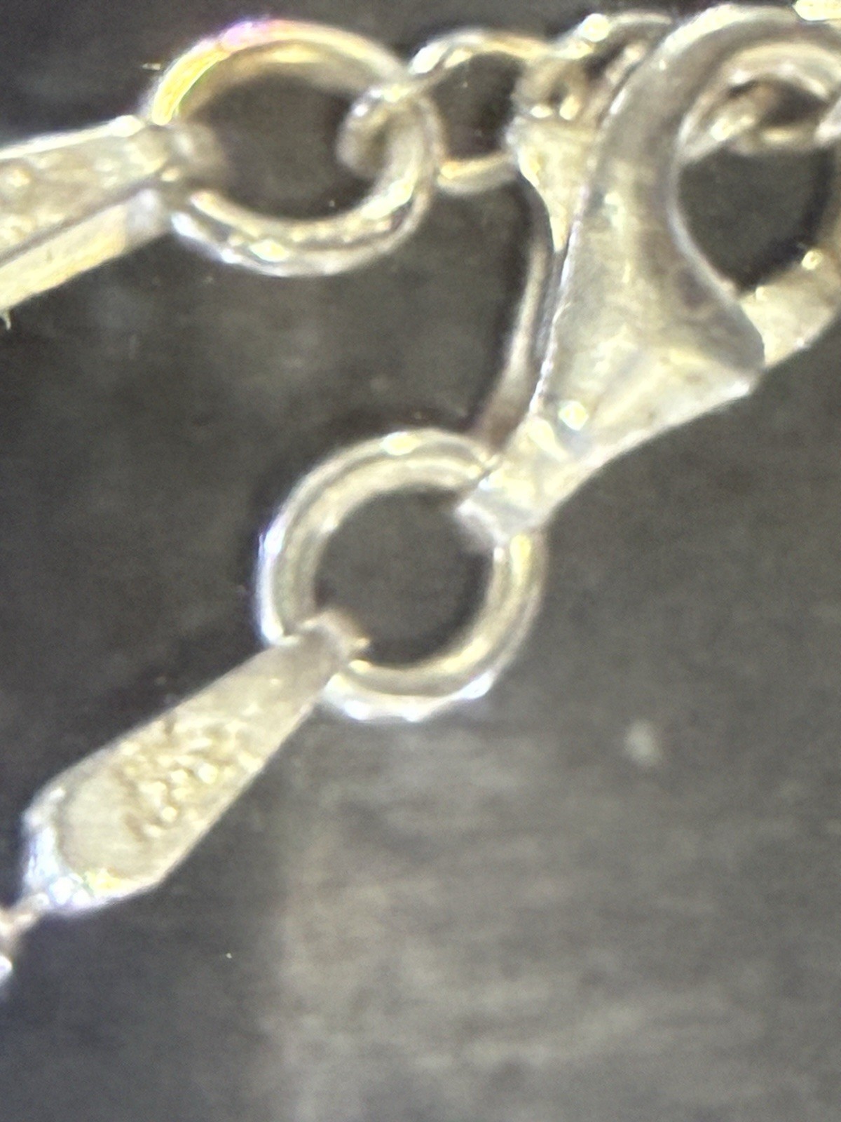Sterling Silver 925 Heart Love Charm Pendant Ball Chain Lobster Clasp Signed