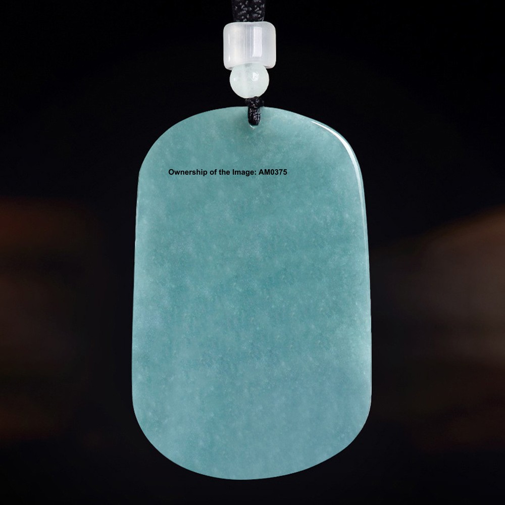 Natural Grade A Jadeite ICY Blue Jade Tiger Pendant Hand-Carved Fine Jewelry