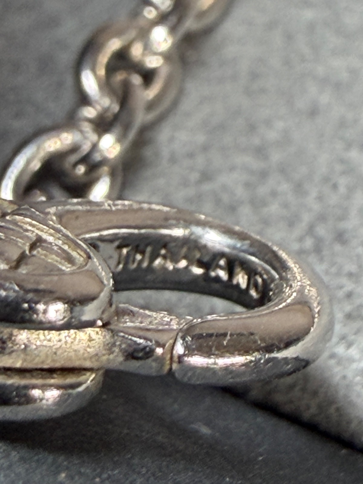 Judith Ripka Sterling Silver Oval Link Chain Round Texture Station Necklace 36in