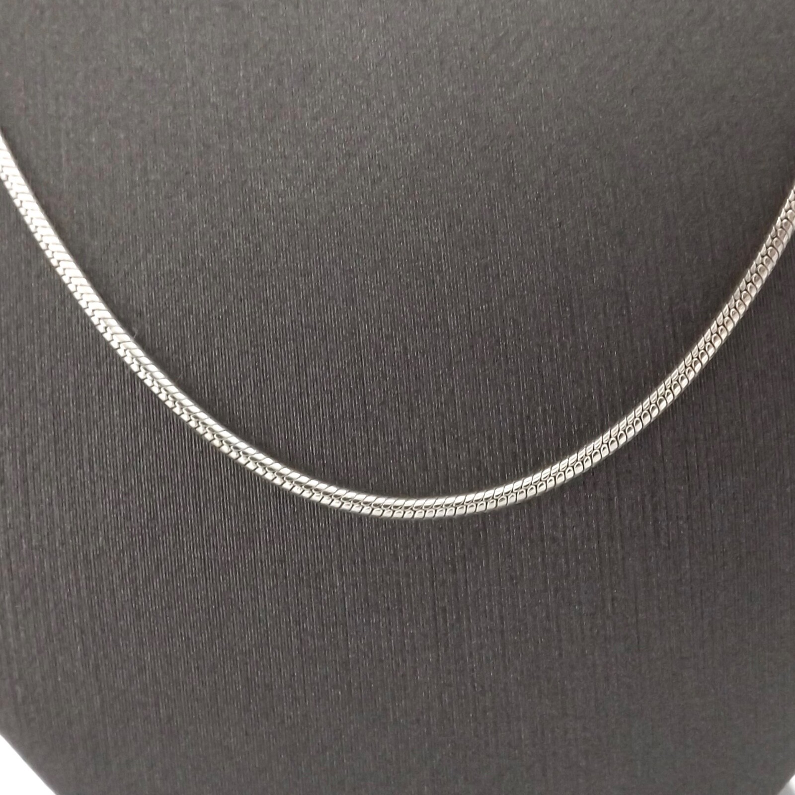 Sterling Silver Snake Link Pendant Chain Necklace Italy 36in Long