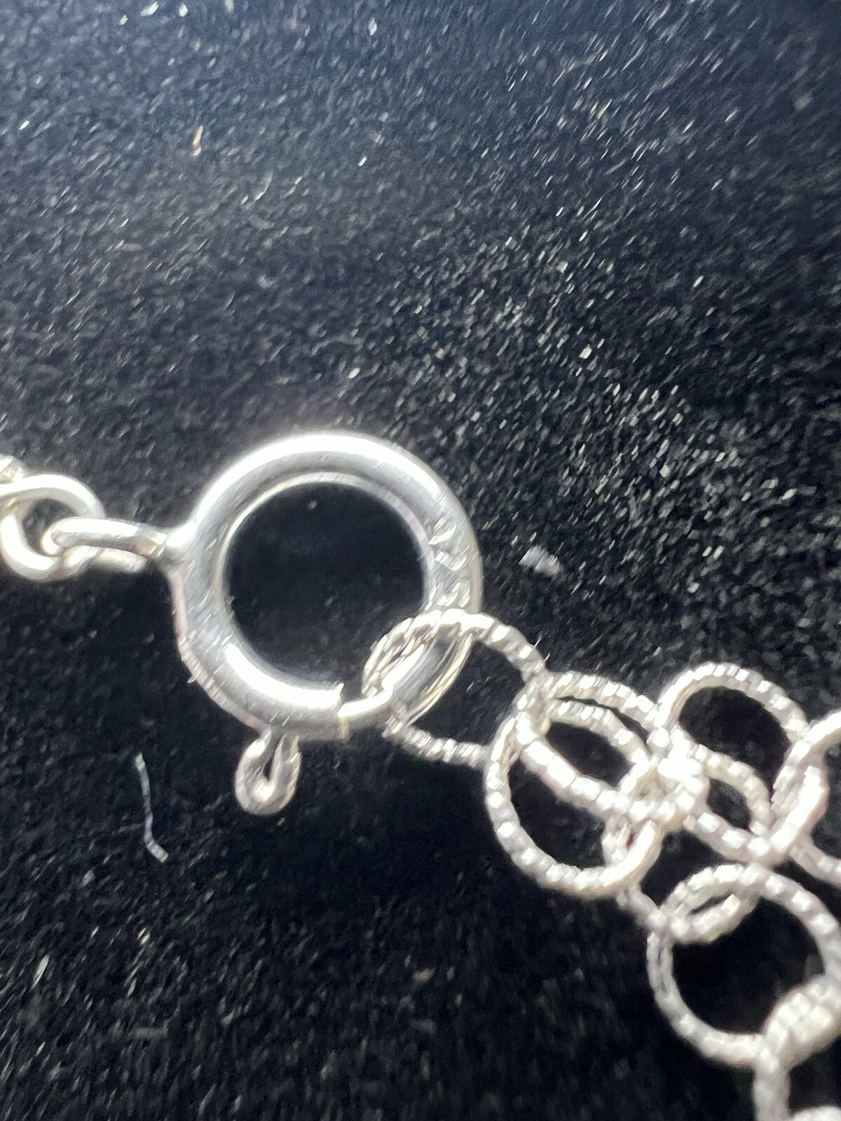 Beautiful 925 Sterling Silver Necklace Jewelry 16-17”