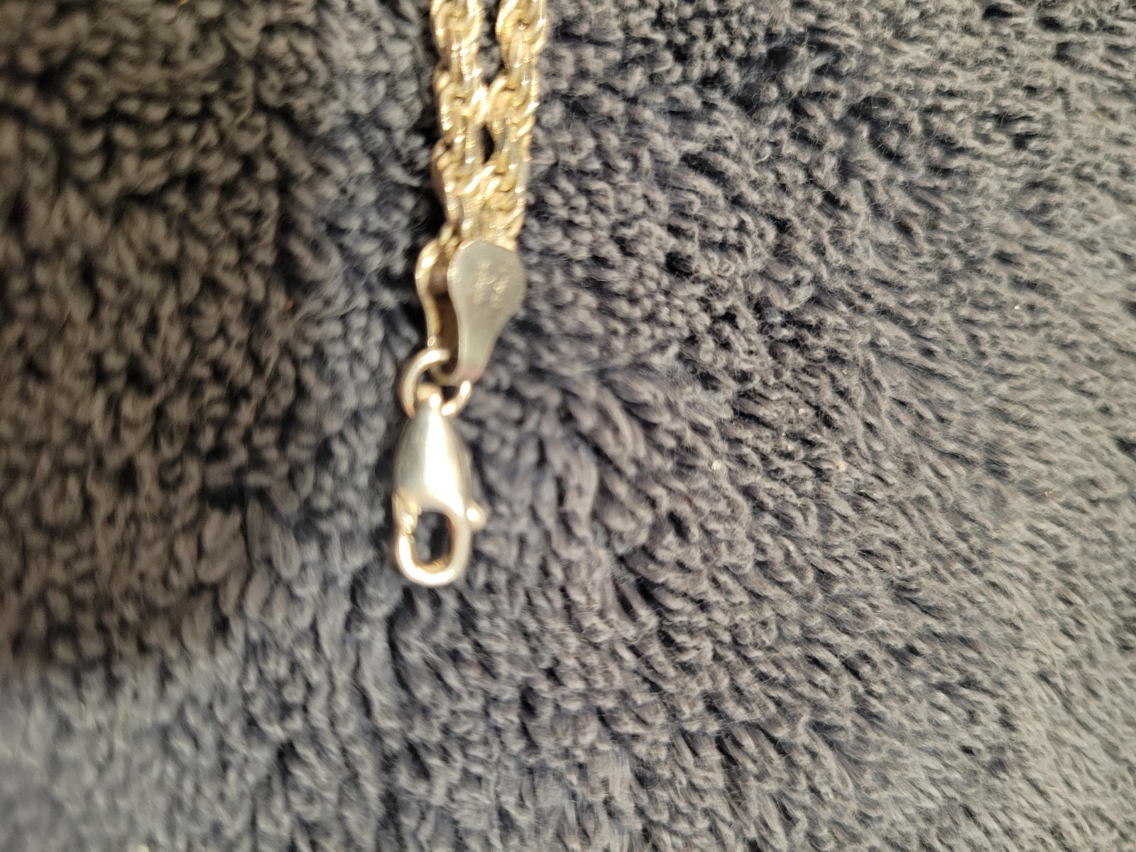 Italian Sterling Silver 7 Inch Double Rope Chain Bracelet