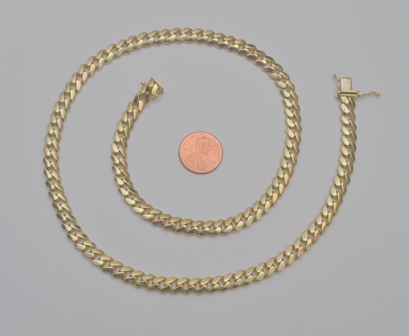 10K Yellow Gold Miami Cuban Link Chain 7.0mm 21 in 62.8g C7