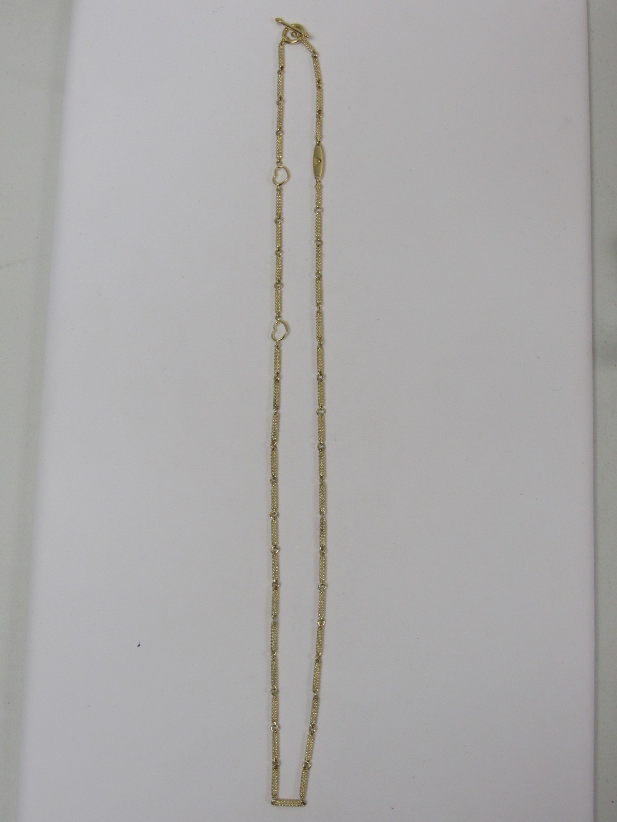 Designer LAGOS 18K Signature Caviar Superfine Link Necklace, 22″ Length