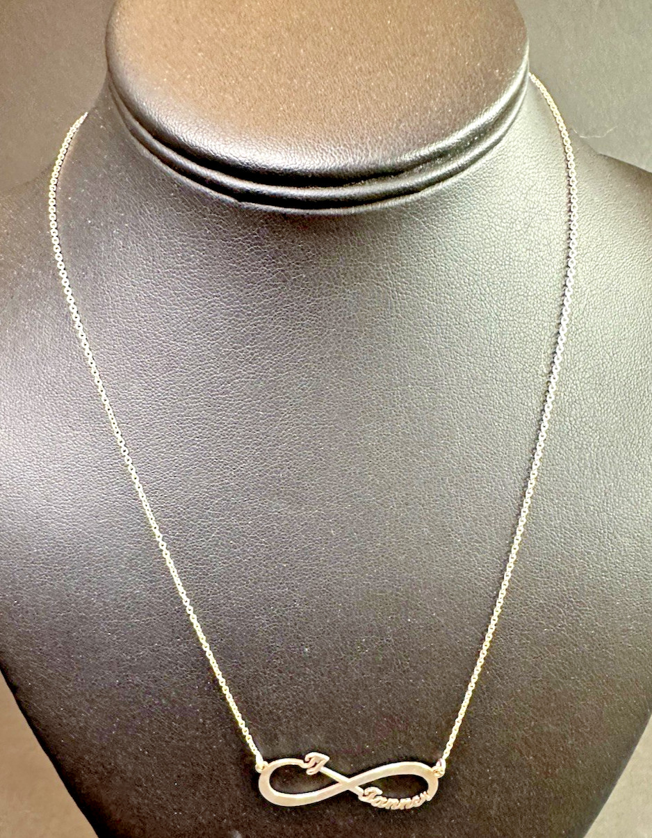 TJ Infinity Loop Necklace 20″ 925 Sterling Silver