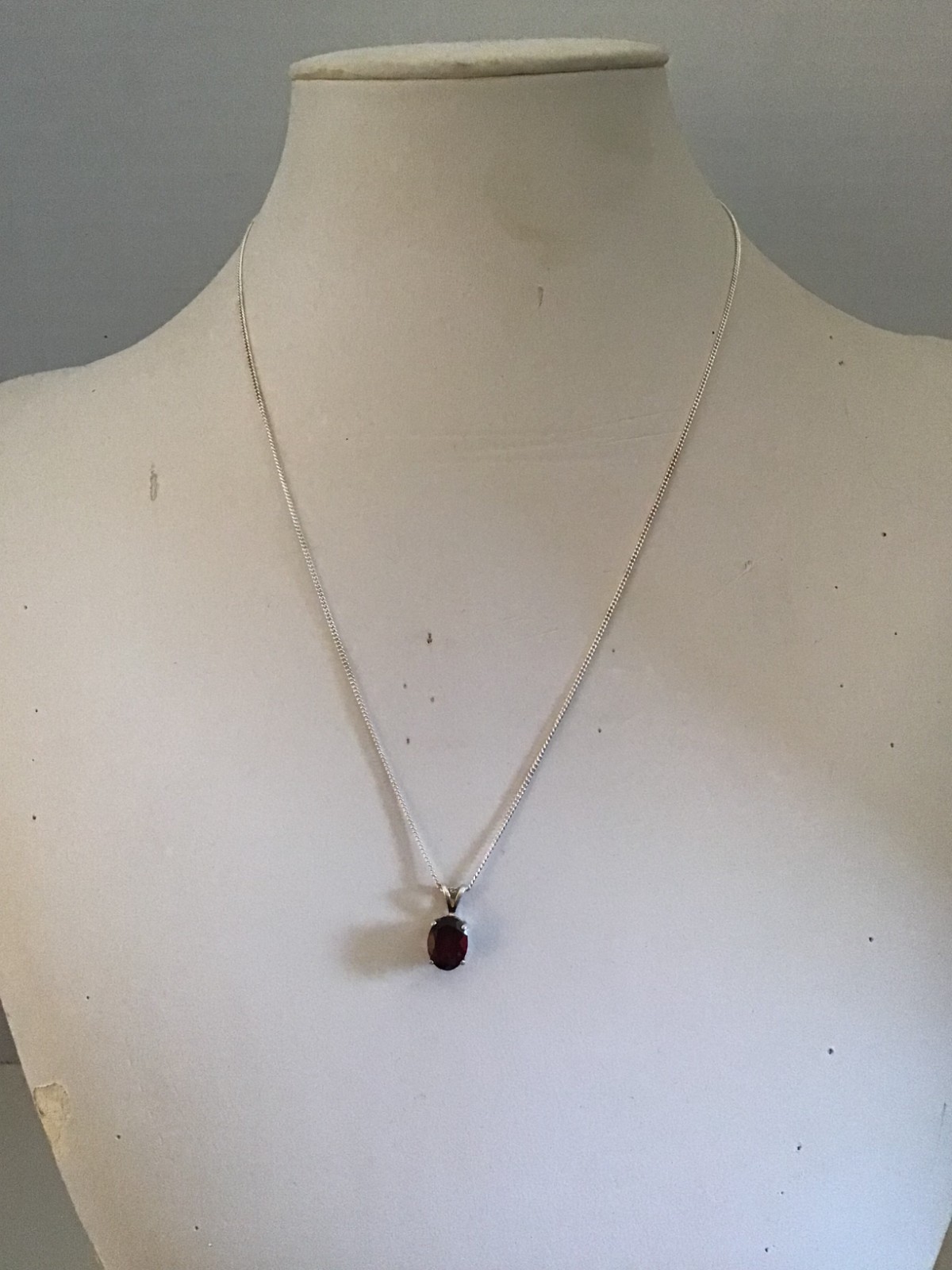 My Aunt’s Jewels Garnet Pendant