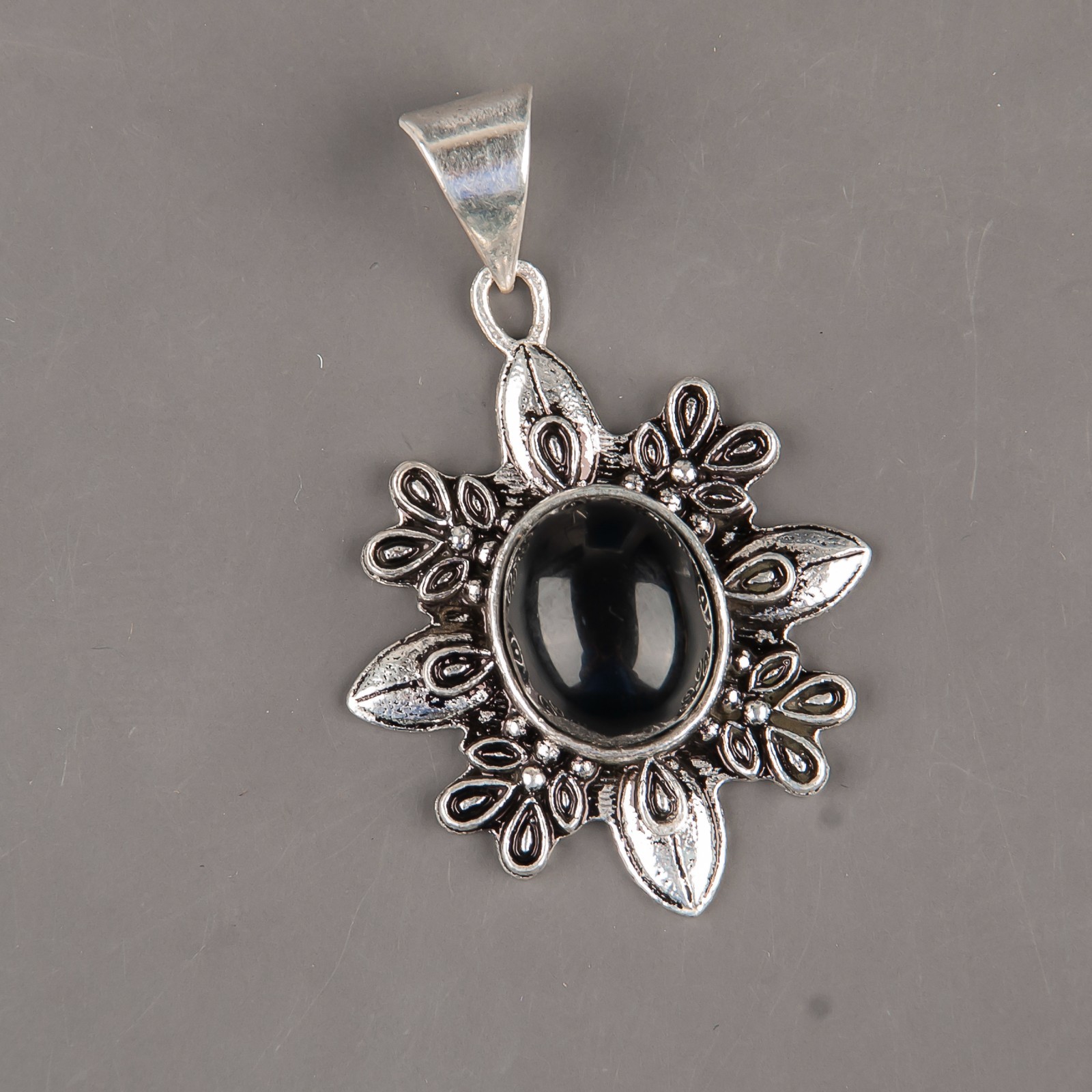 Black Tourmaline Gemstone Handmade 925 Sterling Silver Jewelry Pendant Gift For