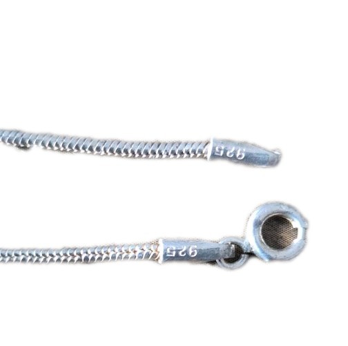 Vintage 7g Vintage Sterling Silver 925 Snake Chain 20″ Very Good Condition