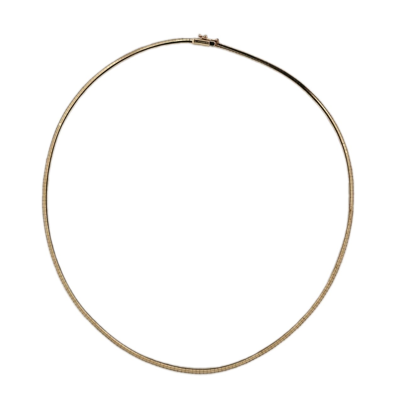 14k Yellow Gold 16″ Solid Classic Omega 2mm 13.3 Grams Chain/Necklace