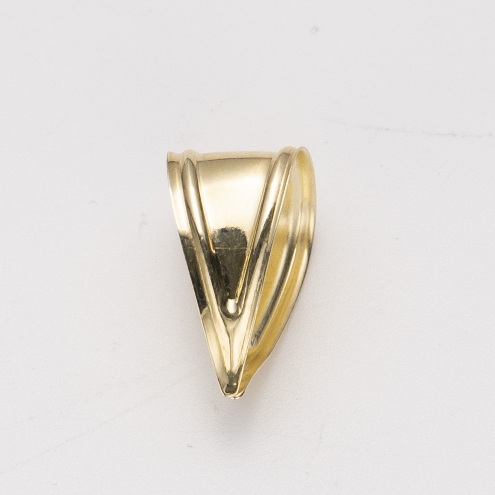 Solid 10K Gold Bail Hook For Charm Pendant 10K Yellow Gold