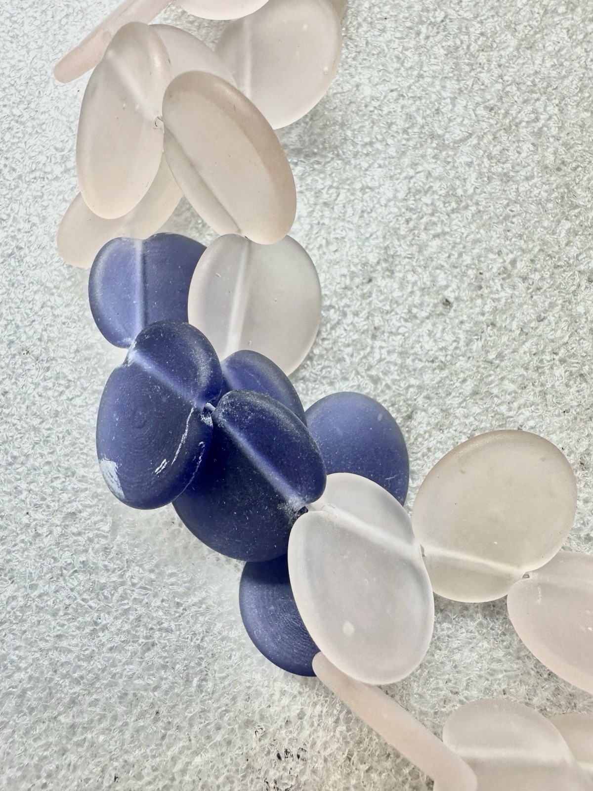 2015 Season NWT GLI ORI DI VENEZIA .925 Italy Murano Petal 20” Necklace