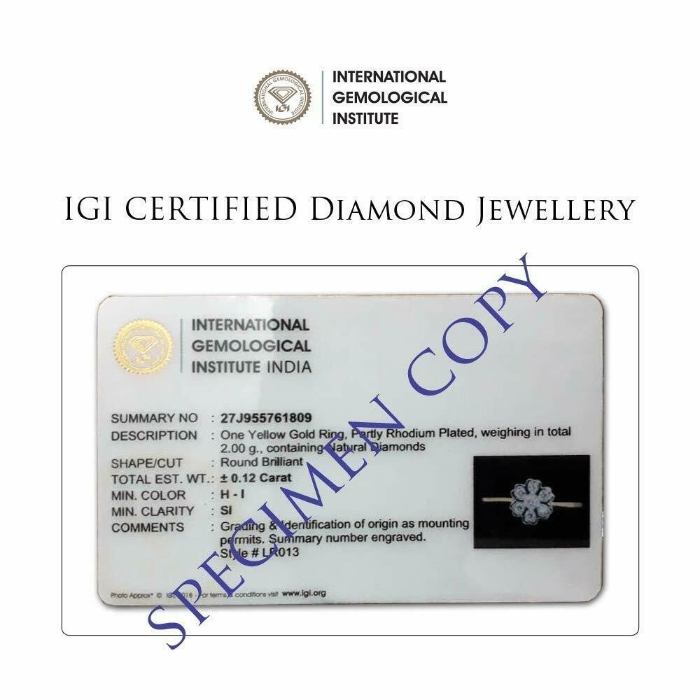 5-5.5mm Round Brilliant Cut Lab Grown IGI Solitaire Pendant only 14k White Gold