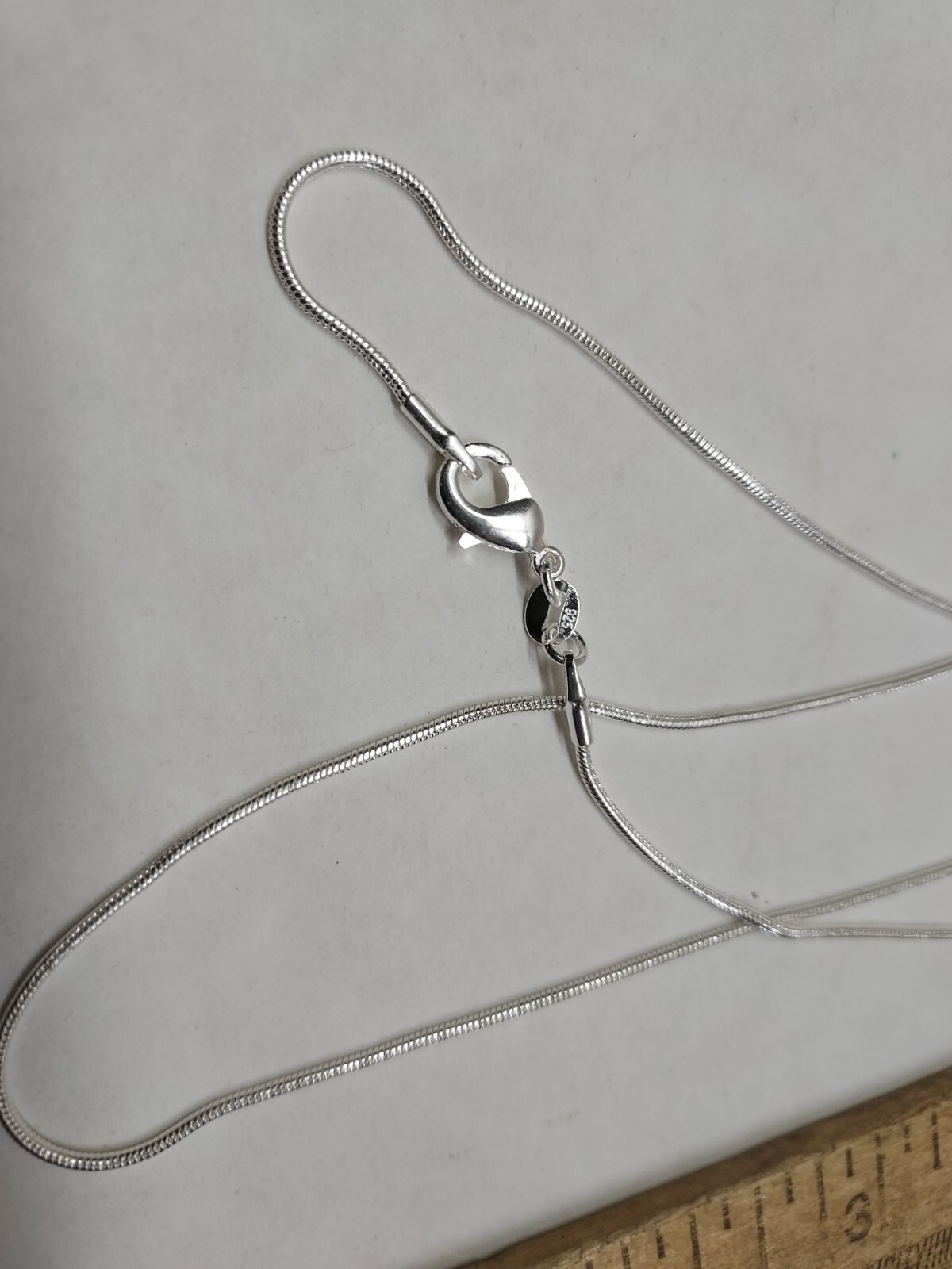 3 – Small round snake necklace – 925 – 24 inch