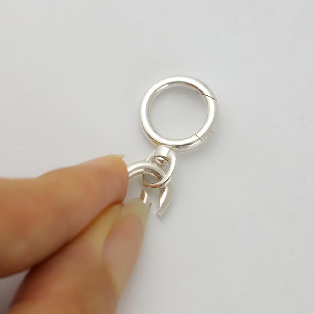 925 Sterling Silver Double Lobster Clasp Necklace Bracelet Extender