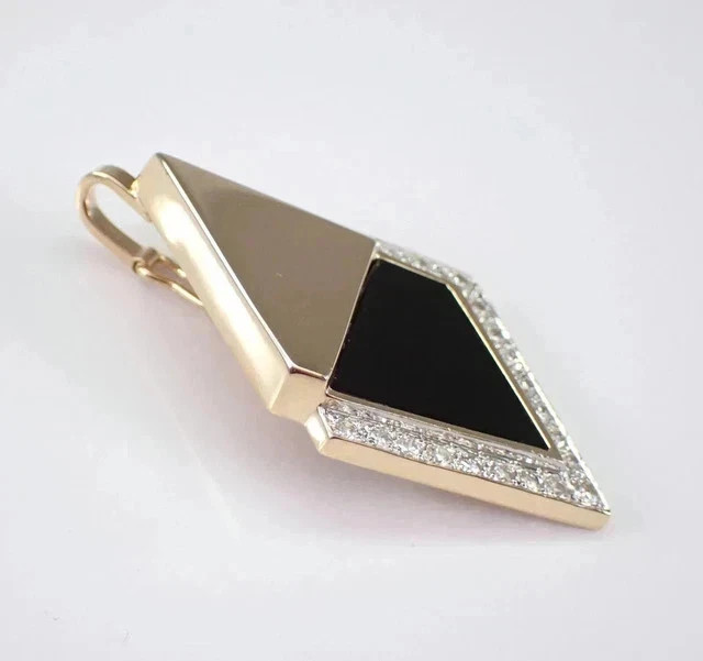2Ct Round Cut Lab Created Diamond Teardrop Pendant 14K Yellow Gold Plated Silver