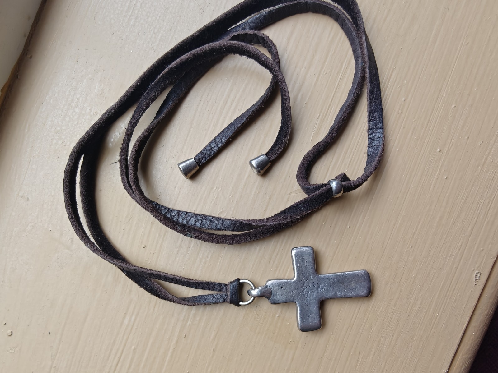 Peyote Bird DesignsMountain Spirit Cross Necklace