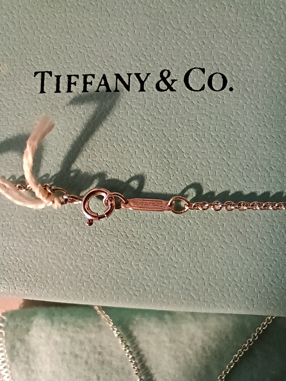 Tiffany & Co. Combi Flower Necklace SV925 18K YG750 Red Stone Mint w/Tags