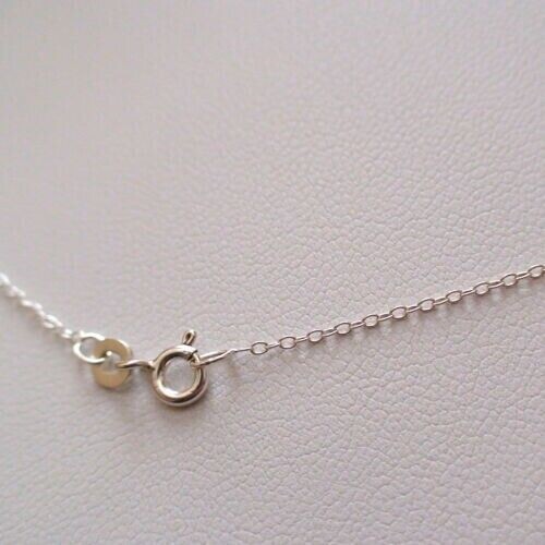 Solid 925 Sterling Silver 1.2mm Cable Rolo Chain Necklace -16″ 18″