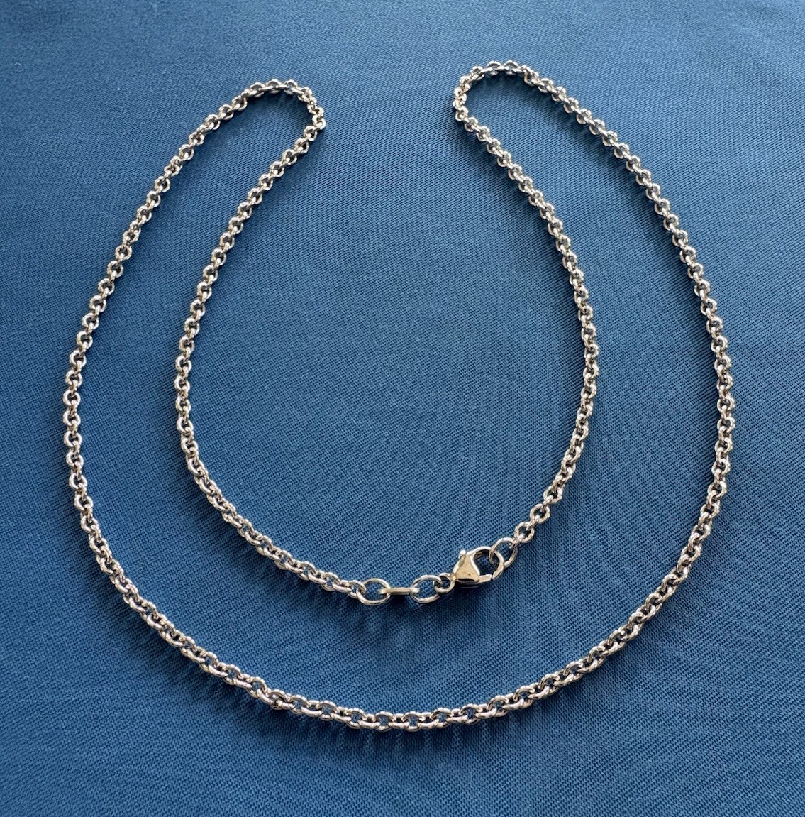 James Avery Sterling Silver Heavy Cable Necklace 18”
