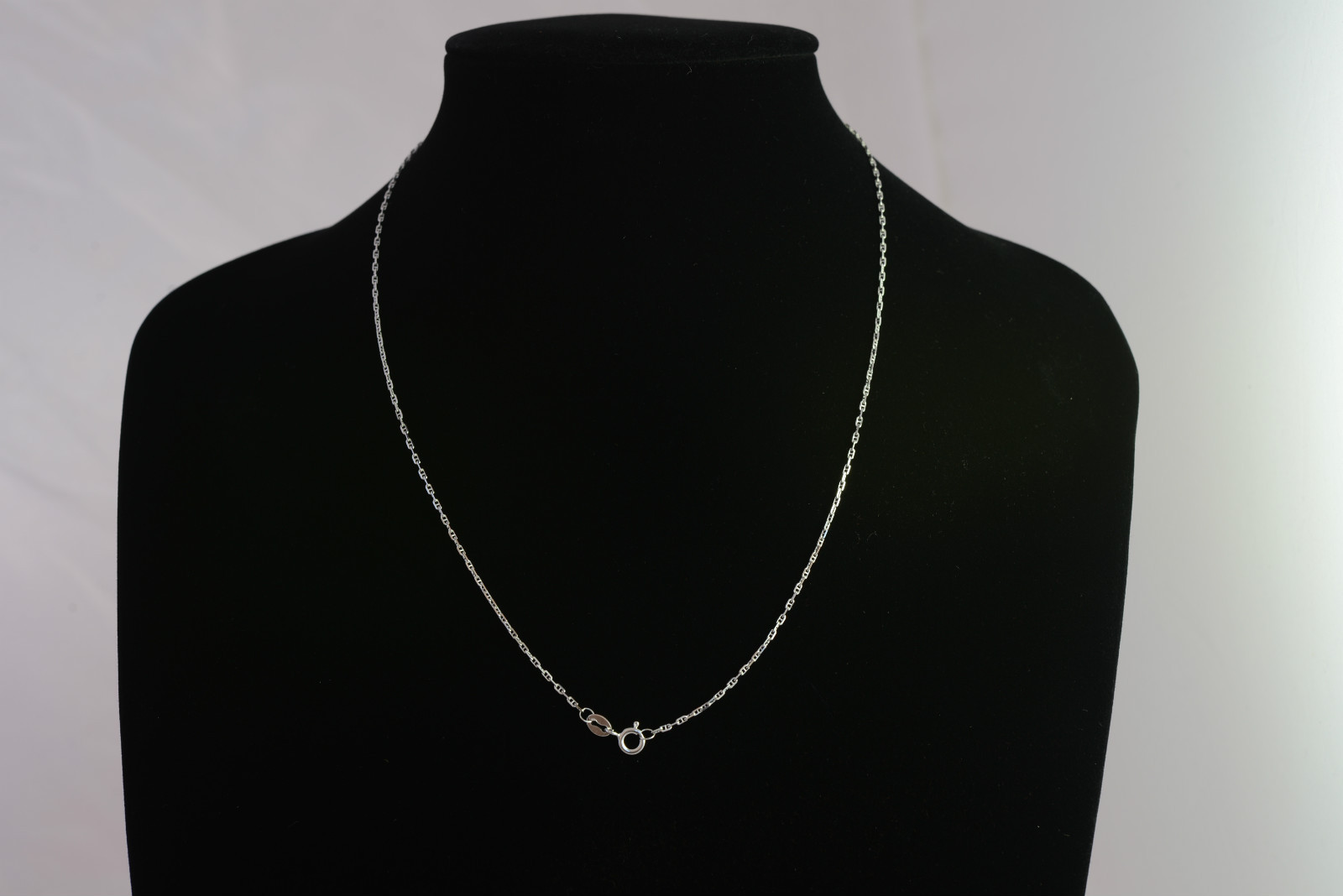 S925 Fine Sterling Silver Necklace Chain 1mm / 18″ / 1.9g USA seller