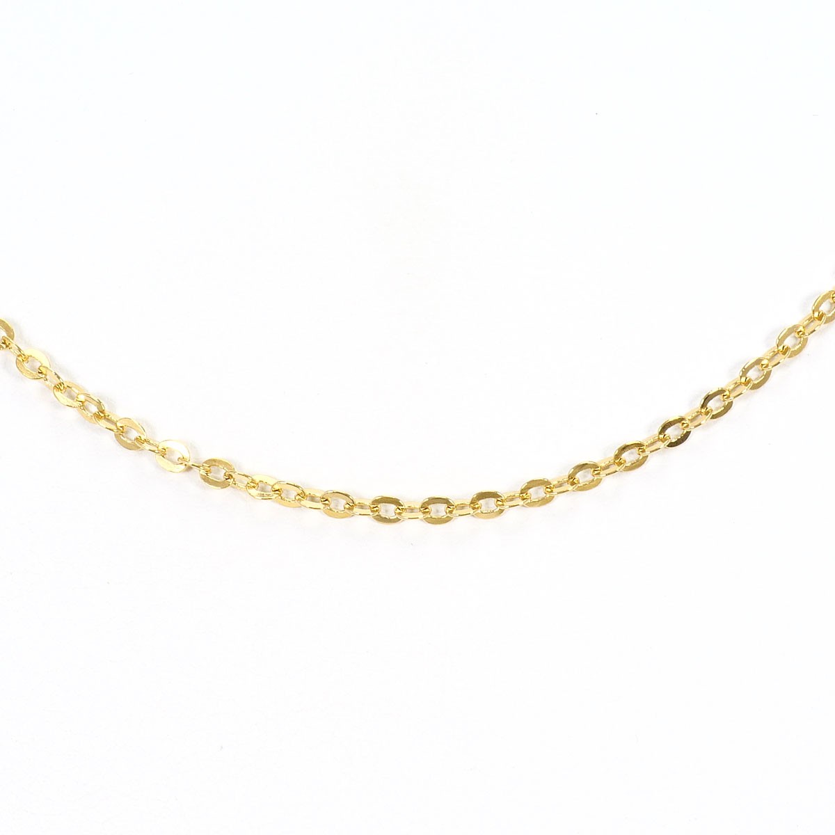 UNOAERRE K18 18k gold Necklace 4.8g 64cm Free shipping Used