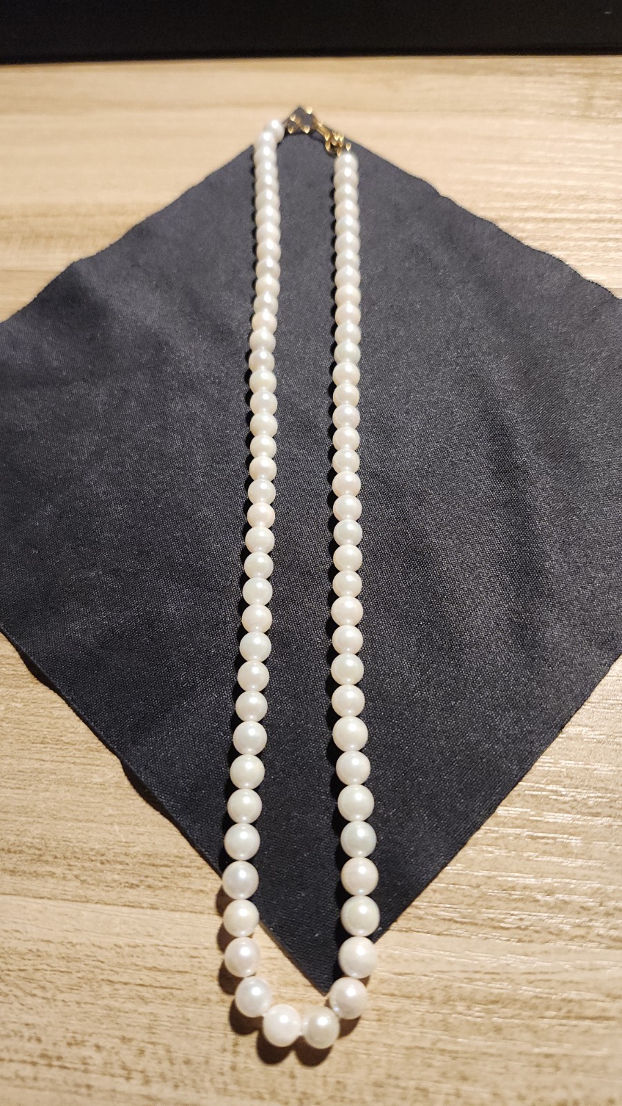 17″ Hand-Knotted 5.5-6mm AAA Freshwater Pearl Necklace