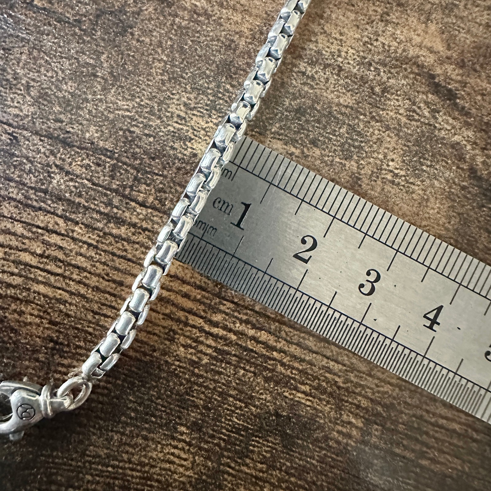 David Yurman Medium Box Chain Necklace – 3.6mm – 22″ – FREE SHIPPING