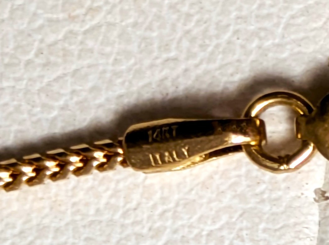 14K Gold Chain, 19-1/2 ” Long