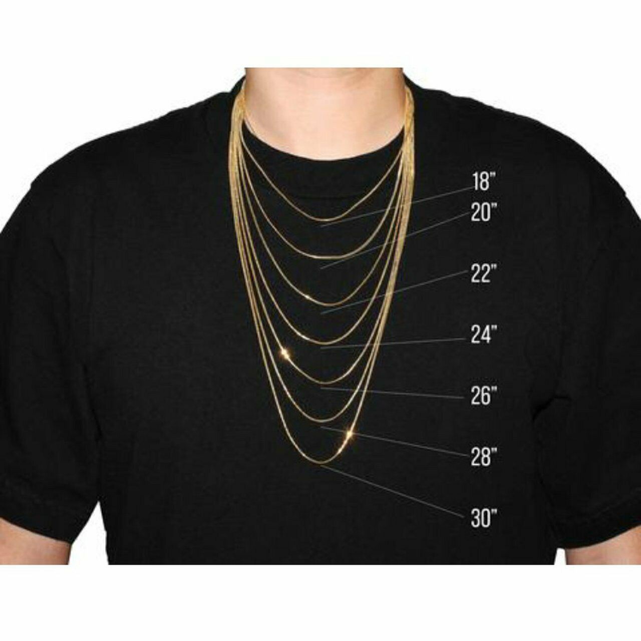925 Sterling Silver Herringbone Necklace Italian Chain 3mm 5mm 6mm 7mm