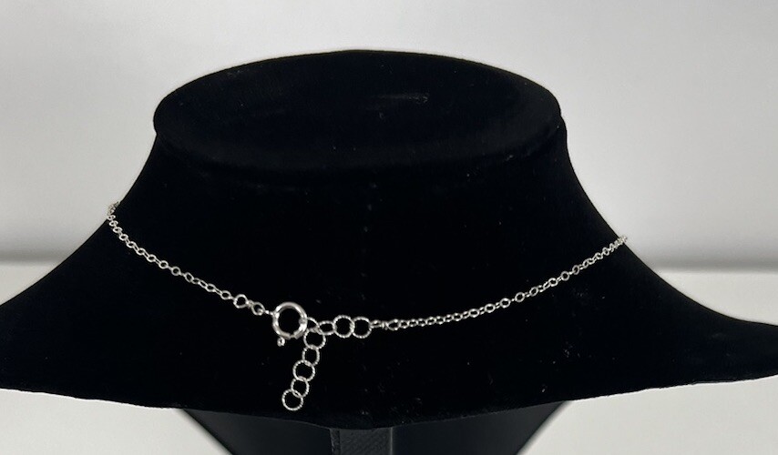 Beautiful 925 Sterling Silver Necklace Jewelry 16-17”