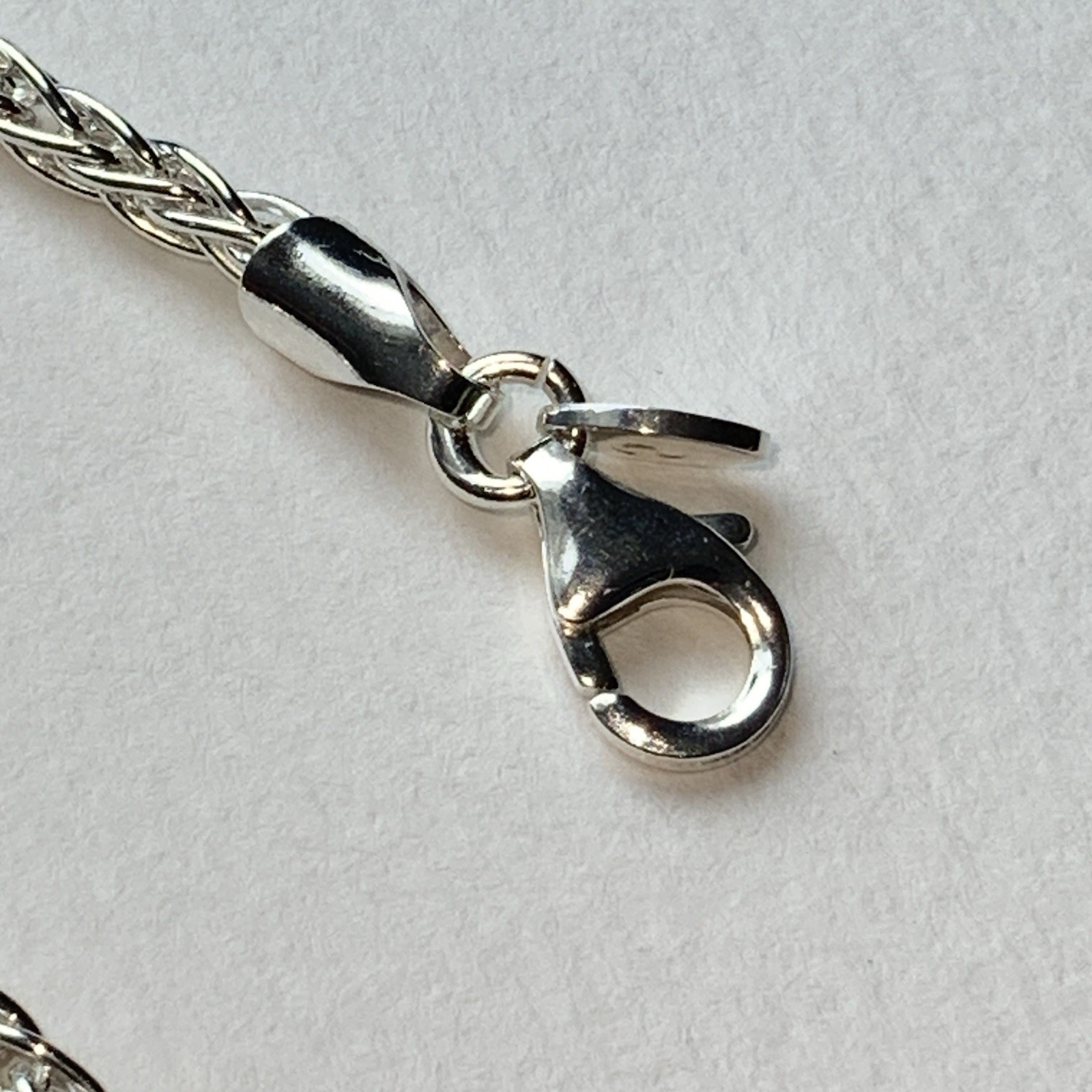 Milor 950 Silver Foxtail Necklace 20” – Made In Italy