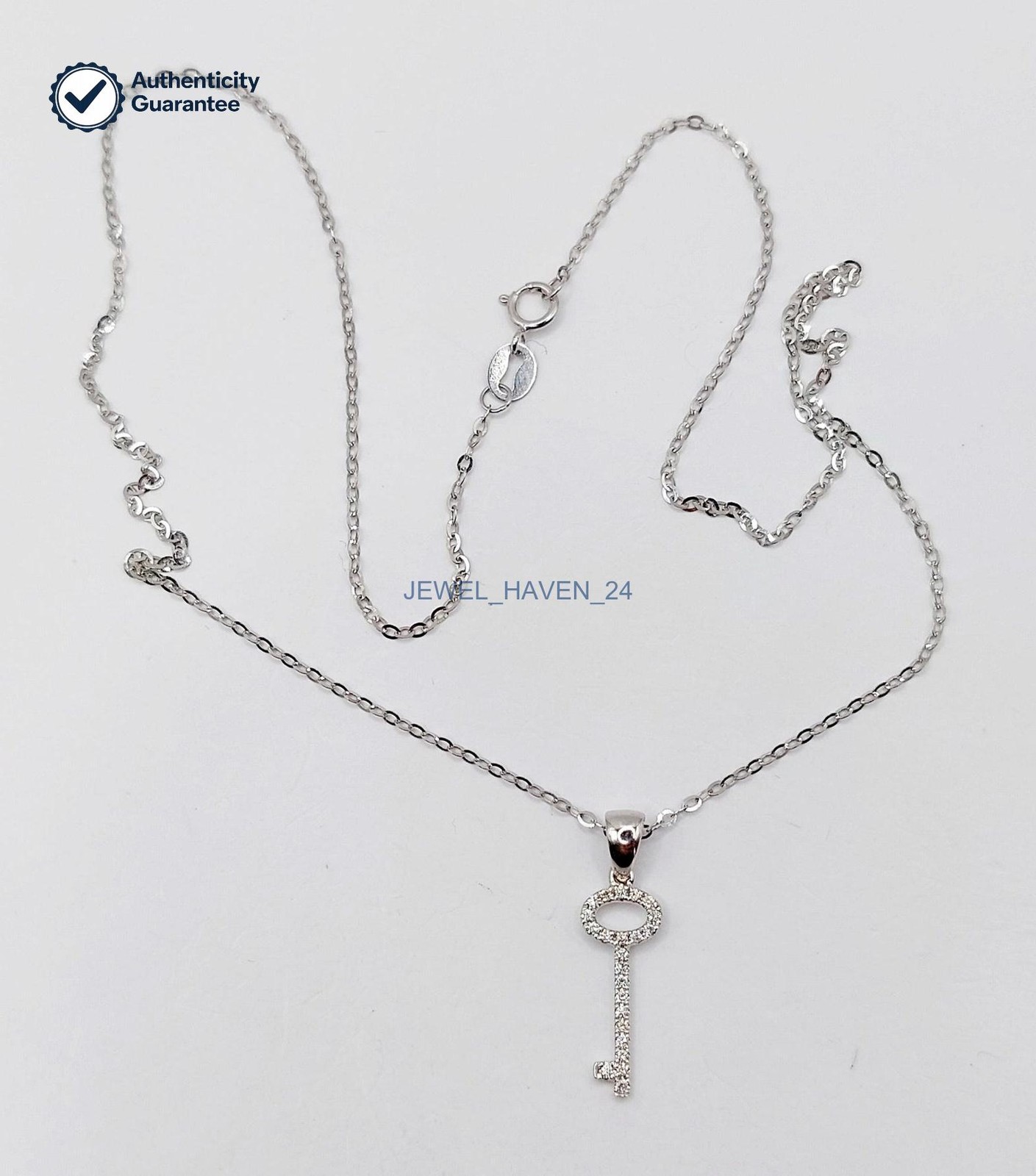 Round Natural Diamond Statement Fine Chain Proposal Sister Necklace 14K Gold