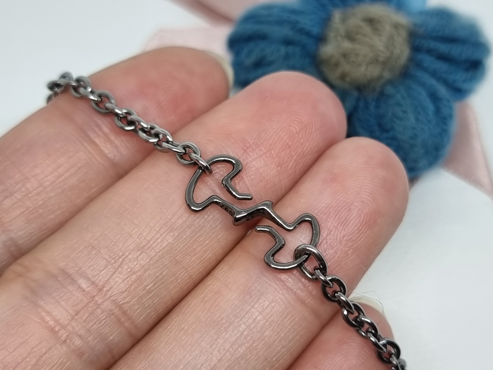 NEW Genuine Pandora Oxidised Silver Open Ends Cable Chain With S Hook 53cm BOXED