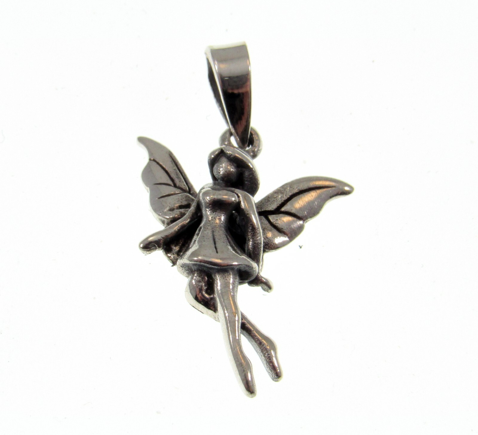 Handcrafted Solid 925 Sterling Silver Magical Fairy Pendant