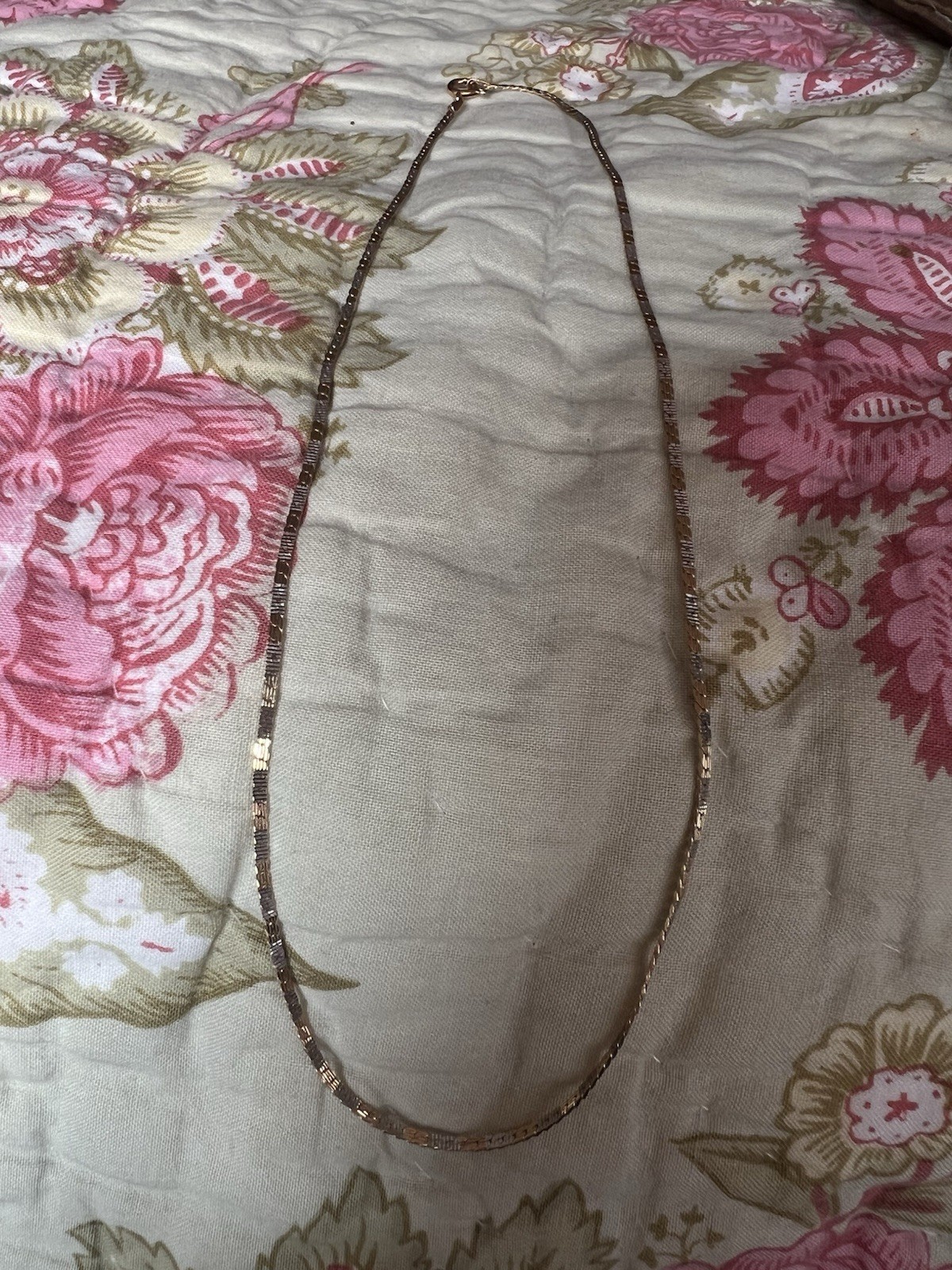 14k Solid Rose Gold Rope Chain 15″ 2.5 MM 2.4 Grams