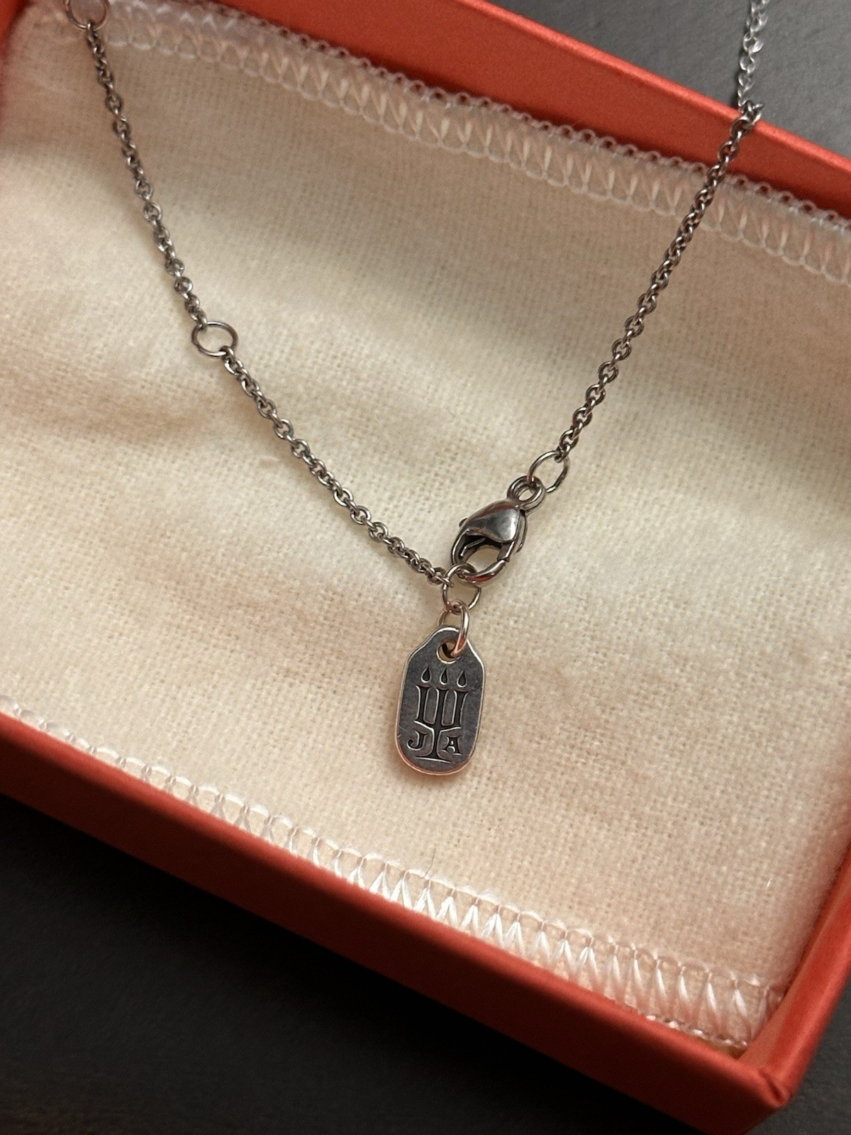 James Avery Cherished Birthstone Necklace April White Sapphire, 16 inch