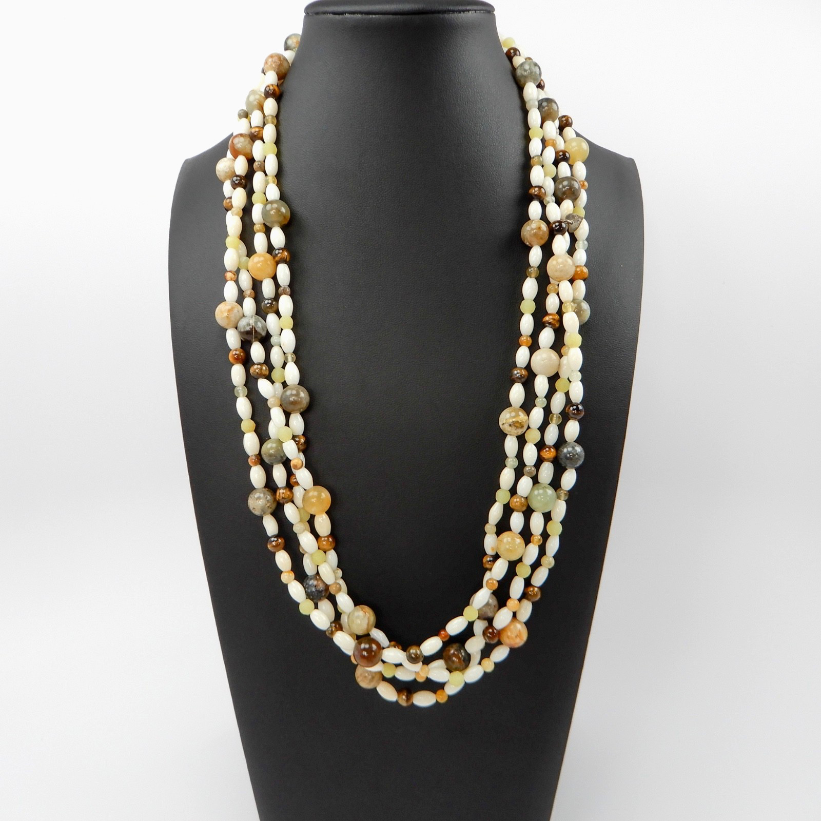 Jay King DTR Mine Finds Multi Gemstone Long 100” Opera Length