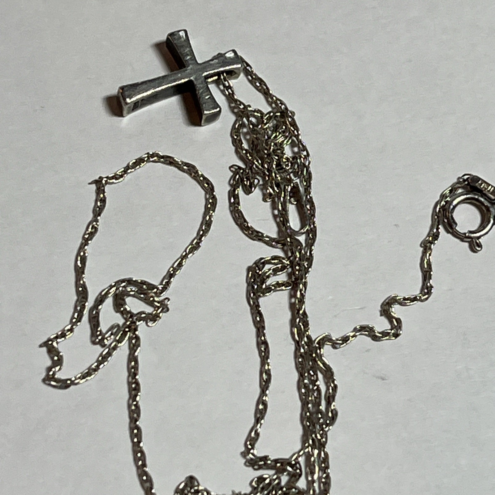 James Avery Sterling Petite Latin Cross Necklace