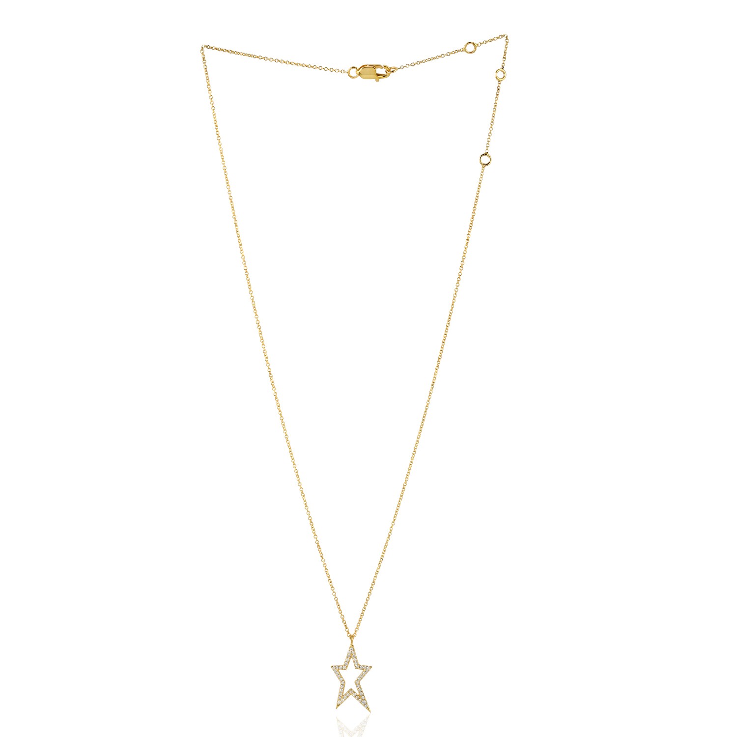 14k Yellow Gold Natural Diamond Choker Necklace Jewelry Necklace For Women